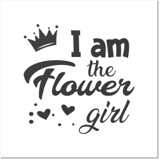 Flower Girl - I'm the flower girl Posters and Art